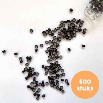 BHBD WEFT BEADS - DARK BROWN 500st