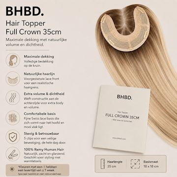 BHBD HAIR TOPPER FULL CROWN 35cm