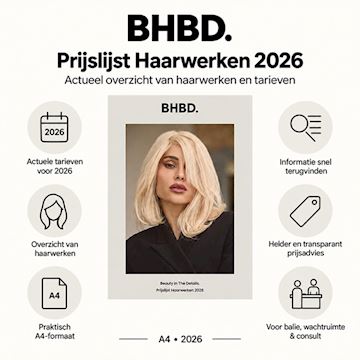 BHBD MARKETING PRIJSLIJST HAARWERKEN 2026 (A4)