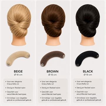 SIBEL HAARDOT BUN ROLL NYLON Ø18cm
