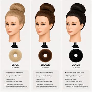 SIBEL HAARDOT BUN RING NYLON Ø10cm