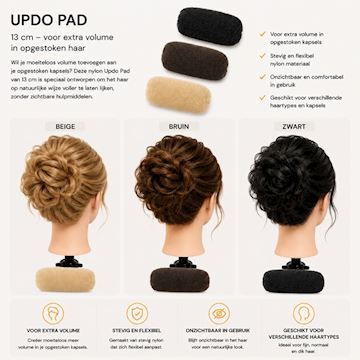 SIBEL HAARDOT UPDO PAD NYLON 13cm