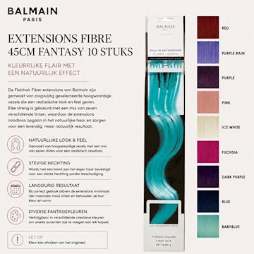 BALMAIN EXTENSIONS FIBRE 45cm FANTASY 10 STUKS