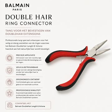BALMAIN DOUBLE HAIR RING CONNECTOR