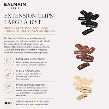 BALMAIN EXTENSION CLIPS LARGE á 10st
