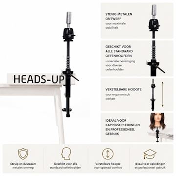 HEADS-UP* OEFENHOOFDSTATIEF METAL-UP MODEL 22