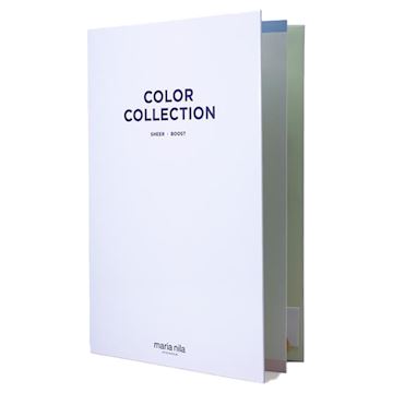 MARIA NILA MARKETING SHEER COLOR COLLECTION CHART 28X43cm