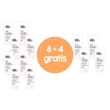 KIS BLONDEER NO-YELLOW-PRO BOOSTER 75ml 8+4 GRATIS*