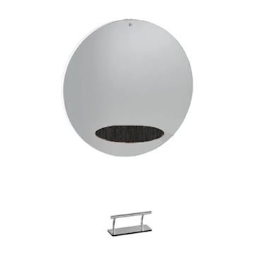 SALON AMBIENCE MI/490-03-02 KAPTAFEL PLANET BLACK ASH