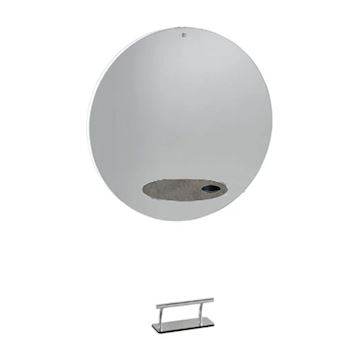 SALON AMBIENCE MI/490-03-03 KAPTAFEL PLANET CEMENT GREY
