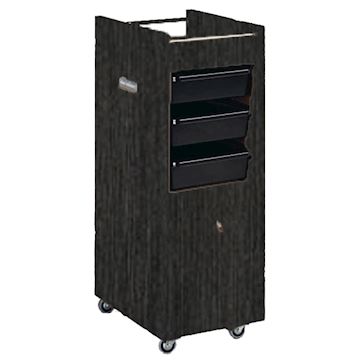 SALON AMBIENCE TR/47-02 STYLE TROLLEY/WERKWAGEN BLACK ASH