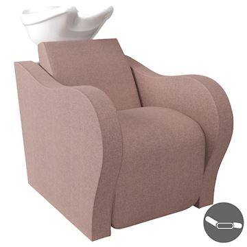 SALON AMBIENCE WU/911B LUXURY LONGUE WASHUNIT 1-PLACE WIT