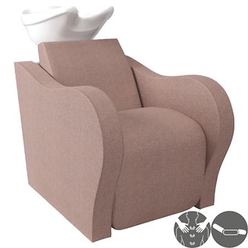 SALON AMBIENCE WU/910B LUXURY LONGUE WASHUNIT 1-PLACE WIT