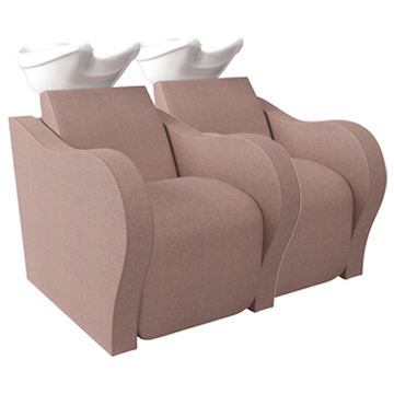 SALON AMBIENCE WU/922/B LUXURY LONGUE WASHUNIT 2-PLACE WIT