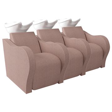 SALON AMBIENCE LUXURY LONGUE WASHUNIT 3-PLACE WIT