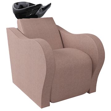 SALON AMBIENCE LUXURY LONGUE 1-PLACE WASHUNIT ZWART