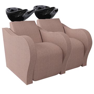 SALON AMBIENCE WU/922/N LUXURY LONGUE WASHUNIT 2-PLACE ZWART