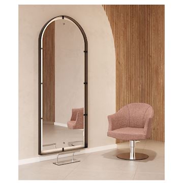 SALON AMBIENCE ARCADIA STYLING UNIT PAINTED ALUMINIUM FRAME