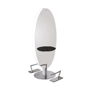 SALON AMBIENCE MI/605-03-02 SPIEGEL MERCURY BLACK ASH