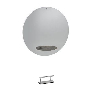 SALON AMBIENCE MI/495-03-03 KAPTAFEL PLANET CEMENT GREY
