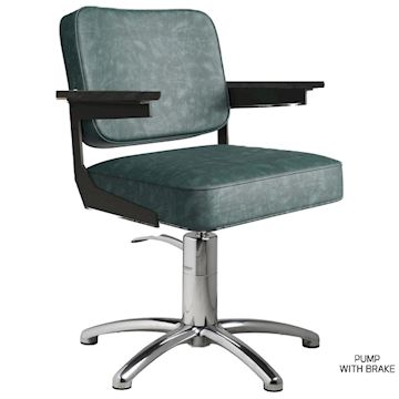 SALON AMBIENCE CH/250-4-02 MAIDEN STOEL BLACK ASH