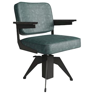 SALON AMBIENCE CH/250-4/X-02 MAIDEN STOEL BLACK ASH