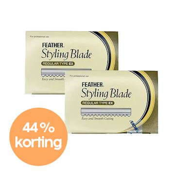 FEATHER STYLING MESJES 5x10 (2 VOOR...) (FOLDER)