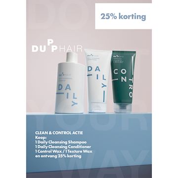 DUPP HAIR CLEAN & CONTROL WAX DEAL