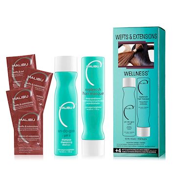 MALIBU C WEFT AND EXTENSIONS WELLNESS COLLECTION KIT