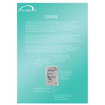 MALIBU C MARKETING CRYSTAL GEL FLYER A5